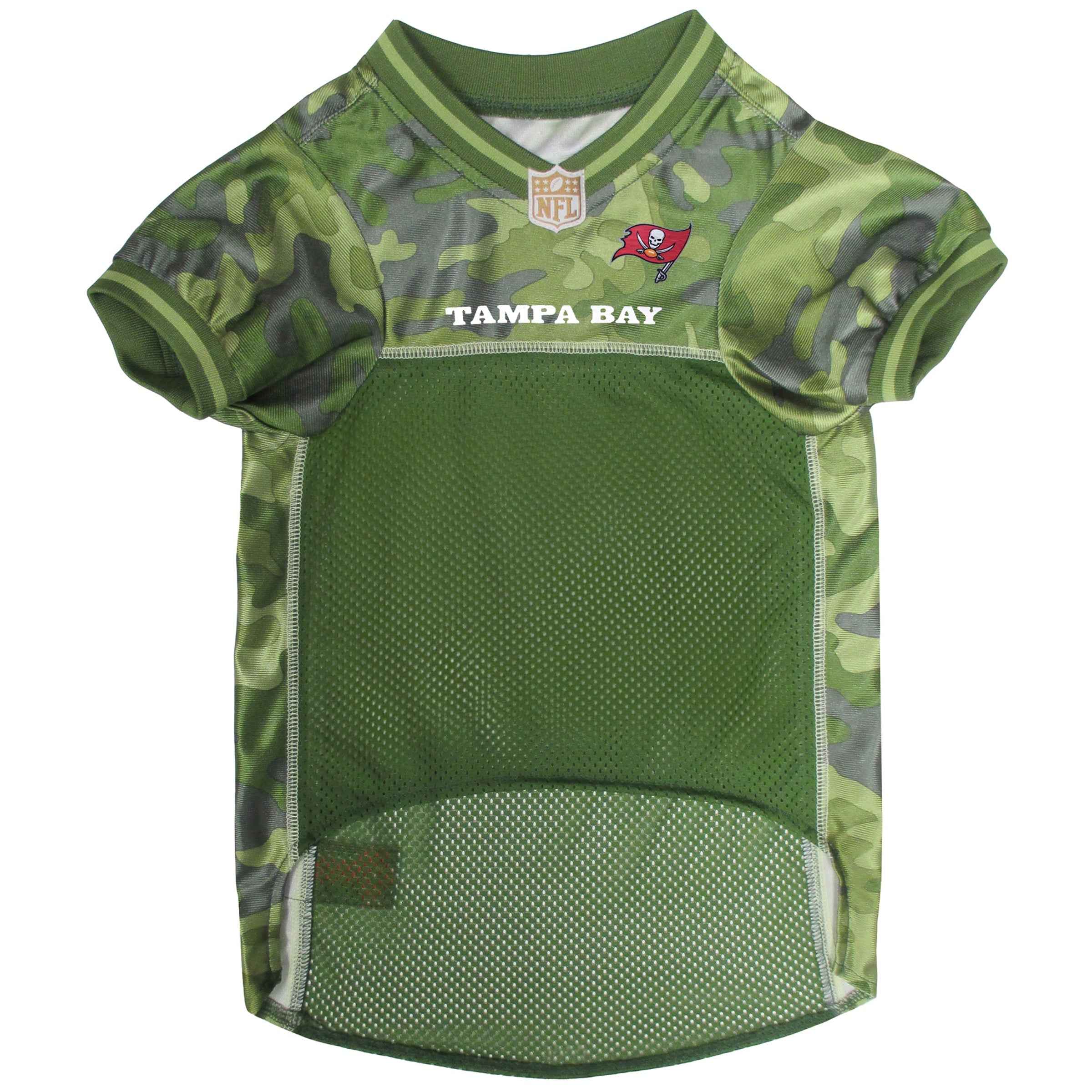 NFL Tampa Bay Buccaneers Camo Mesh Pet Jersey