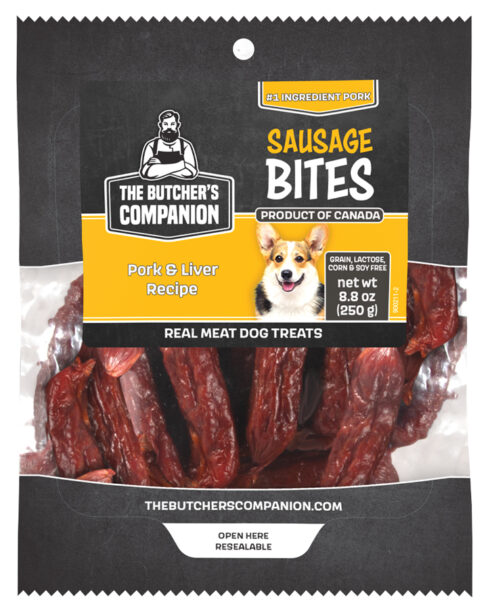 Butchers Companion Dog Sausage Bites Pork & Liver (6.17oz)