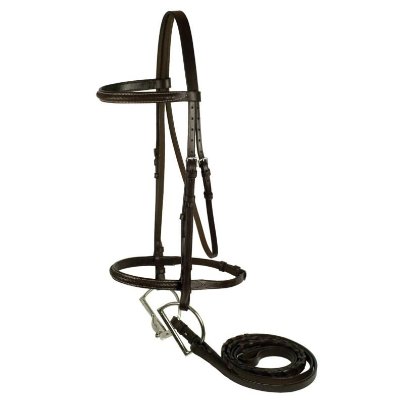 Gatsby Braided Raised Bridle - Havanna - Cob