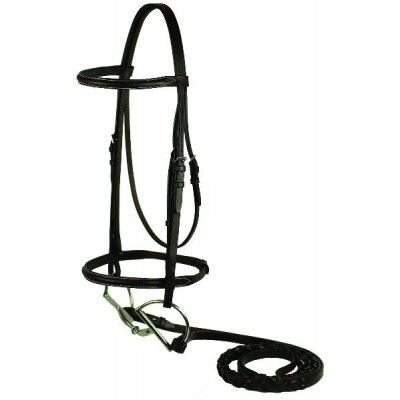 Gatsby Plain Raised Bridle - Havanna - Oversize