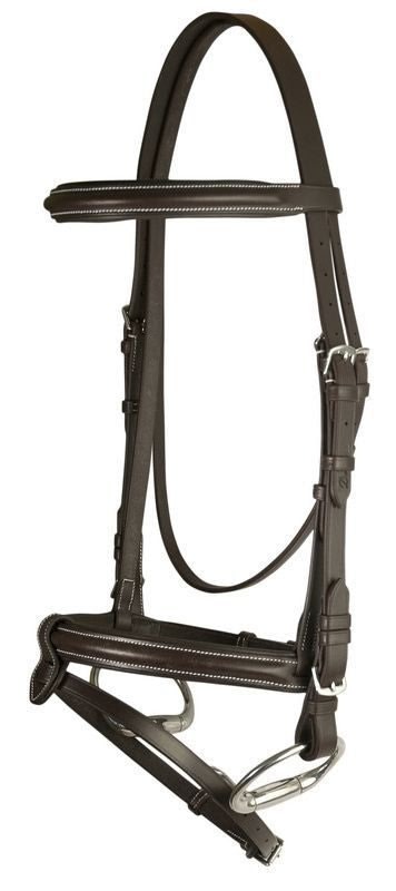 DaVinci Raise Event/Drsge Combo Bridle - Dark Brown - Cob
