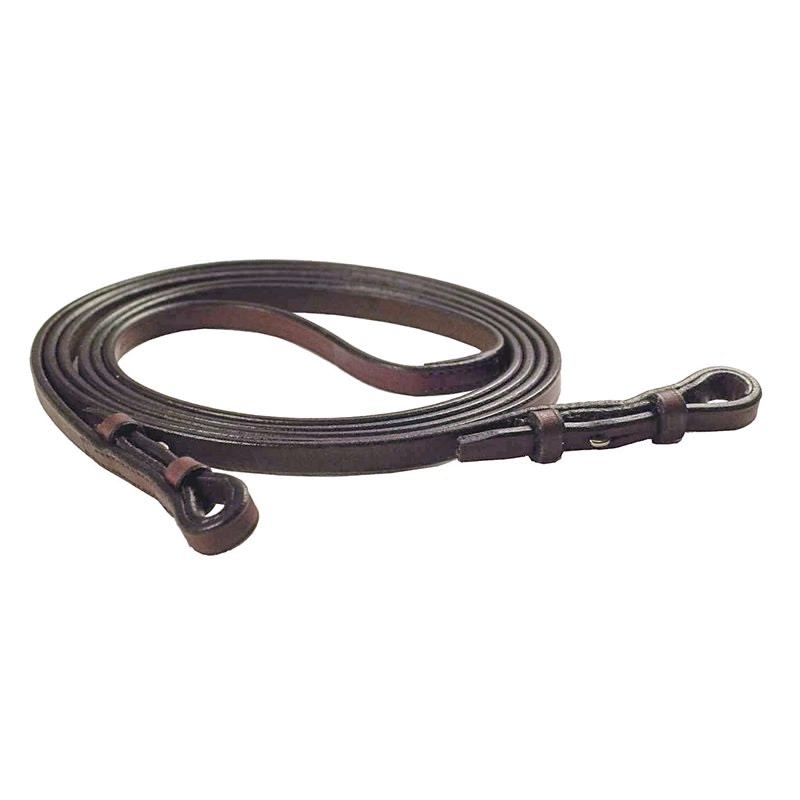 Gatsby Plain Reins - Havanna - 3/8 Horse