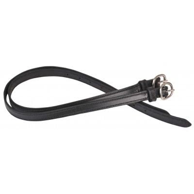 Gatsby Spur Straps - Black - 3/8" x 18"