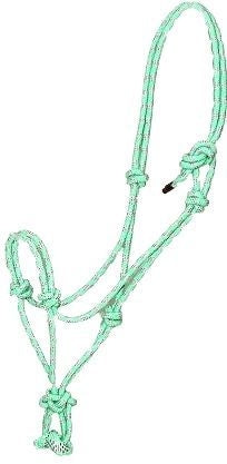 Gatsby Cowboy Rope Halter Horse - Mint Green/Pink - Horse