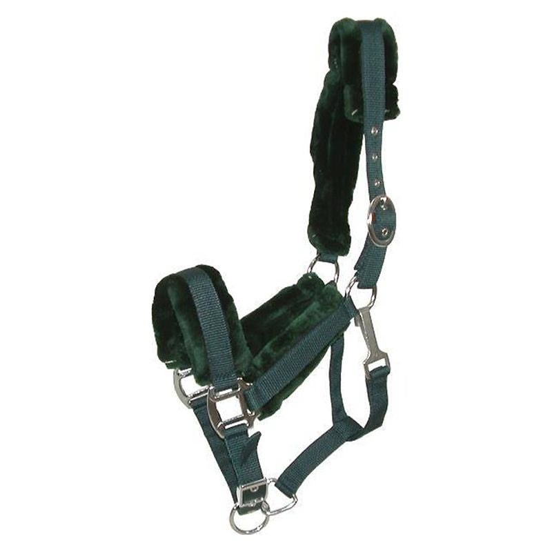 Gatsby Nylon Halter/Removable Fleece - Hunter - Cob
