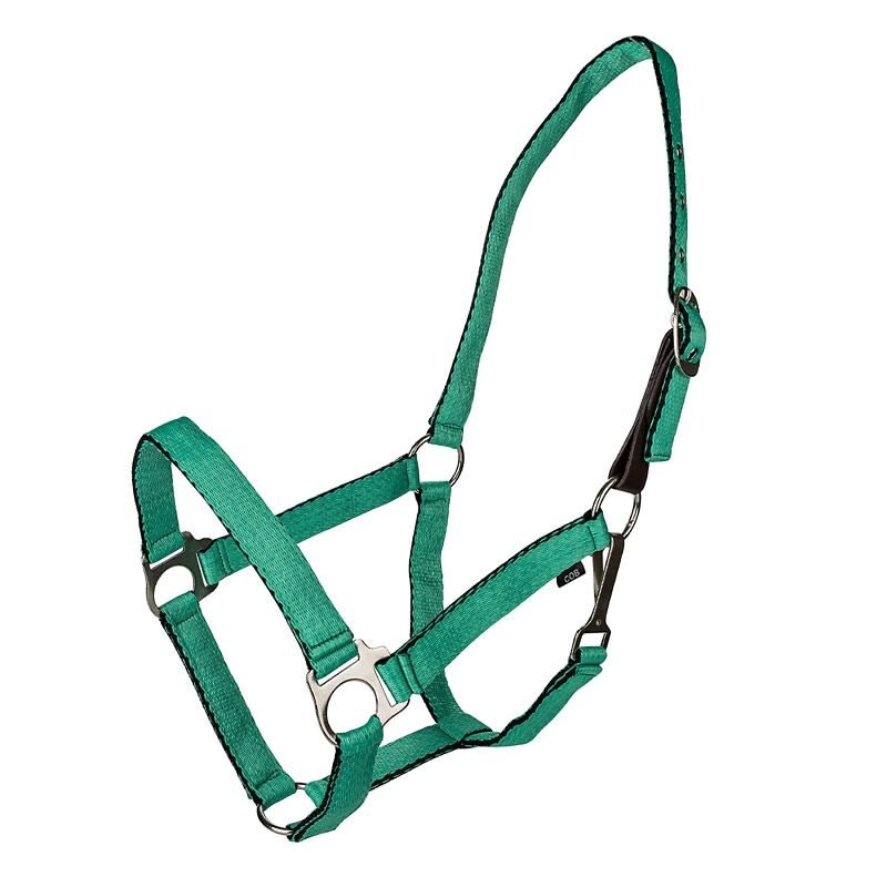 Gatsby Nylon Safety Breakaway Halter - Hunter Green - Cob