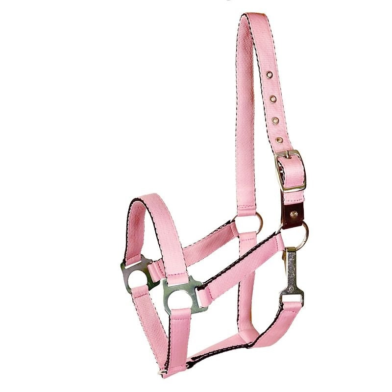 Gatsby Nylon Safety Breakaway Halter - Pink - Horse