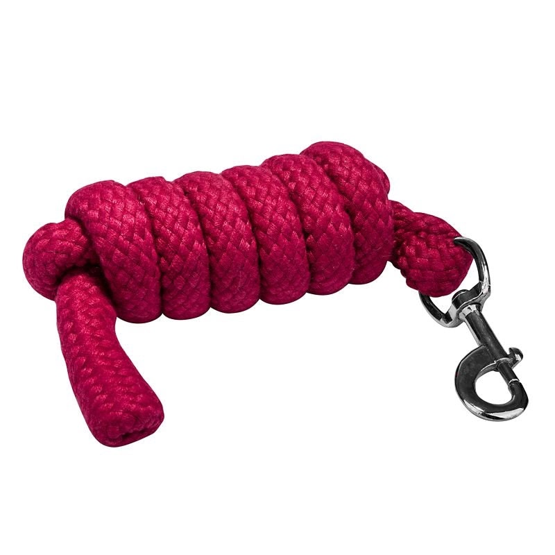 Gatsby Acrylic 6ft Lead Rope - Burgundy - 6