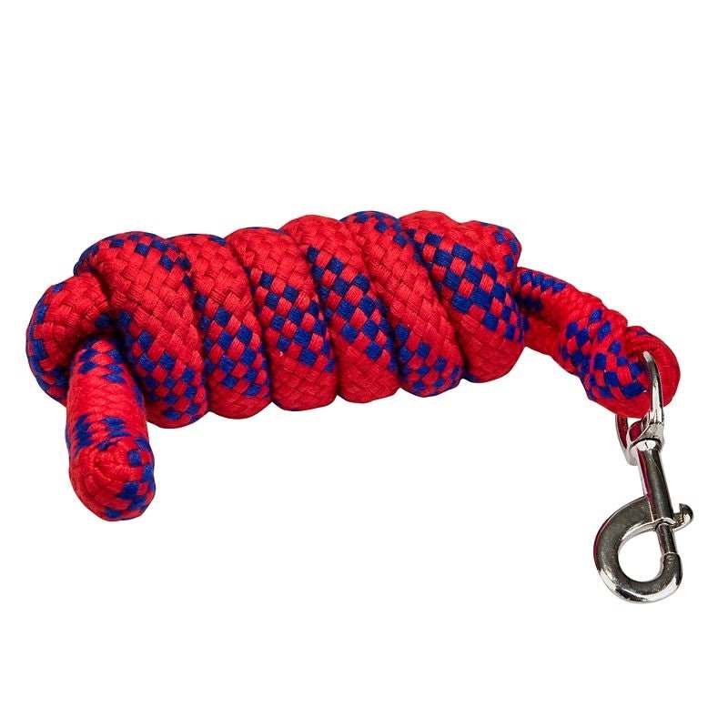 Gatsby Acrylic 6ft Lead Rope - Red/Royal Blue - 6