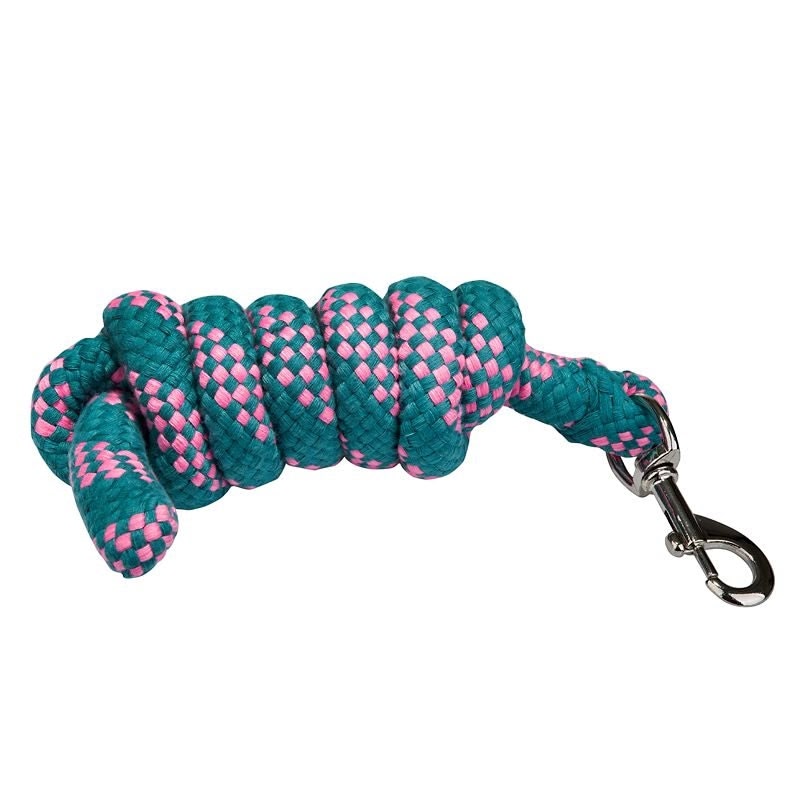 Gatsby Acrylic 6ft Lead Rope - Teal/Pink - 6