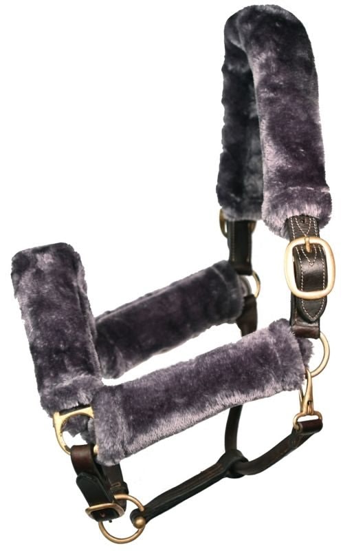 Gatsby Mink Sleeve Halter 4pc with Bag - Grey - Full