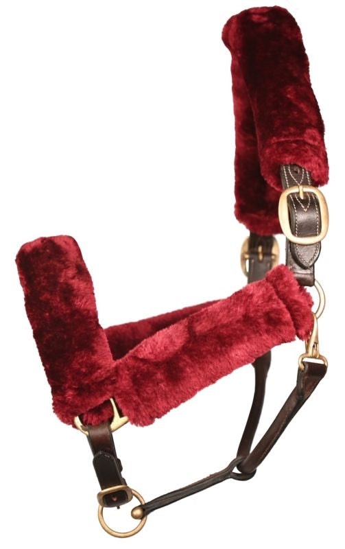 Gatsby Mink Sleeve Halter 4pc with Bag - Burgundy - Full