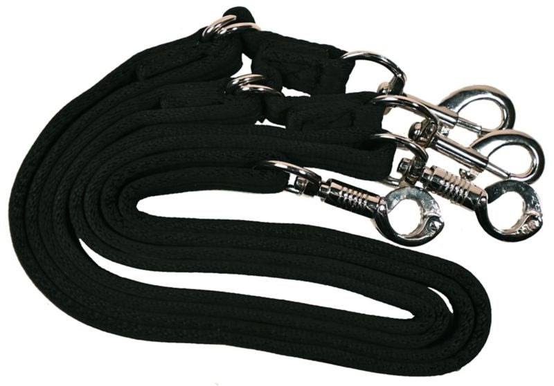 Gatsby Cushion Cross Ties - Black - One Size