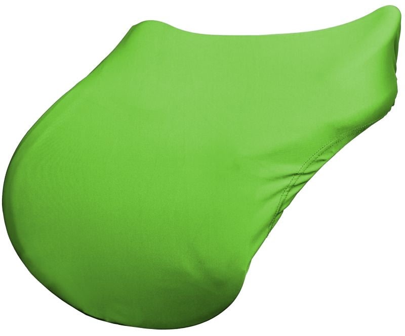 StretchX English Saddle Cover - Lime Green - Standard