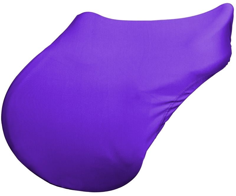 StretchX English Saddle Cover - Purple - Standard