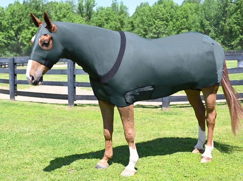 StretchX Full Slicker with Zipper - Black - Small (500-800lbs)