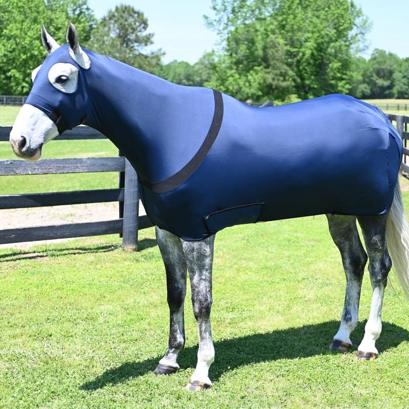 StretchX Full Slicker with Zipper - Teal - Large (1100-1400lbs)