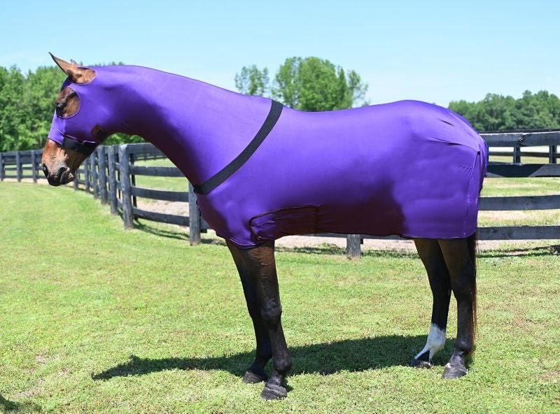 StretchX Full Slicker with Zipper - Teal - X-Large (1400-1600lbs)
