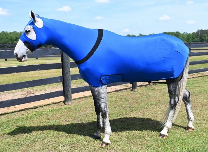 StretchX Full Slicker with Zipper - Turquoise - X-Large (1400-1600lbs)