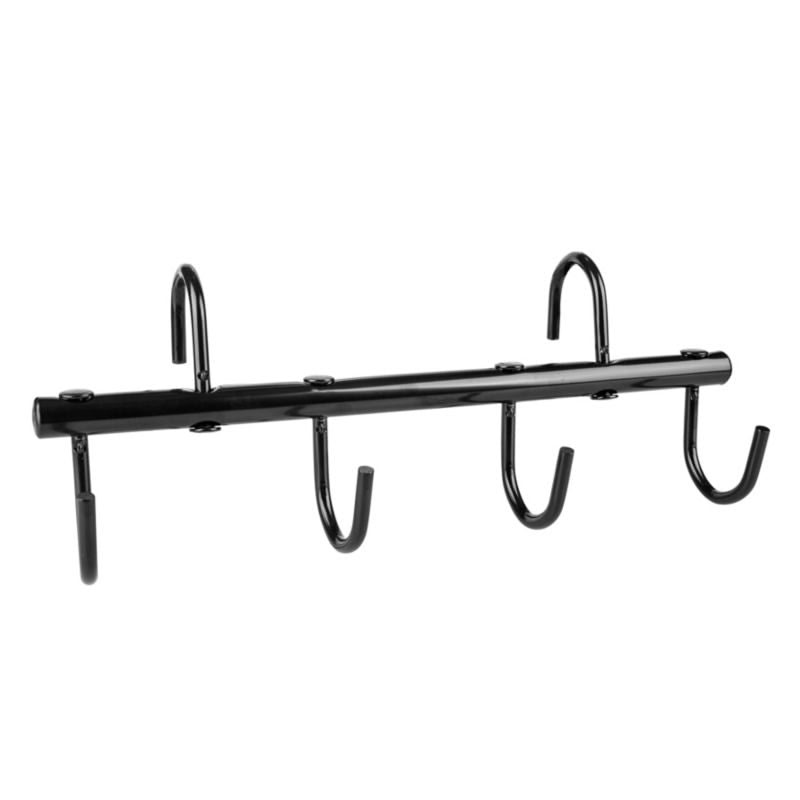 Gatsby Portable Tack Rack with 4 Hooks Black - Black