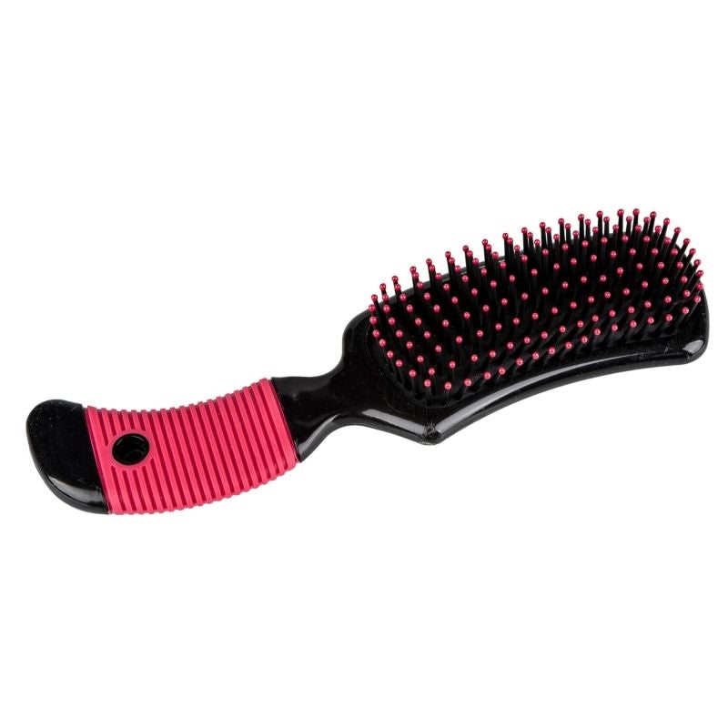 Gatsby Easy Grip Mane Tail Brush Red - Red
