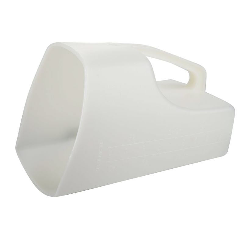 Gatsby Plastic Scoop White - White - 6 1/2" x 6 1/2" x 10"