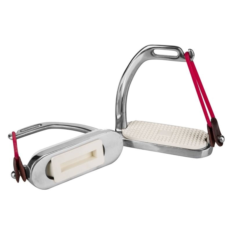 Gatsby Stainless Peacock Stirrups - 4 3/4"