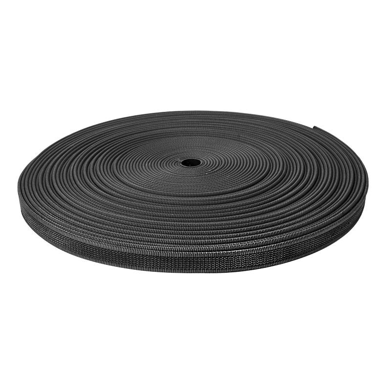Rubber Web Grip Rein 3/4in - Black - 3/4 Inch by 5 Meter Roll