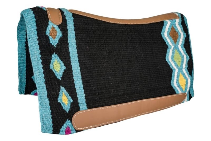 Tabelo Contoured Pad with Painted Desert - Black - 36 x 34