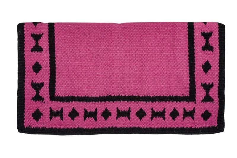 Tabelo Show Blanket with Border 36x34 - Pink - 36 x 34