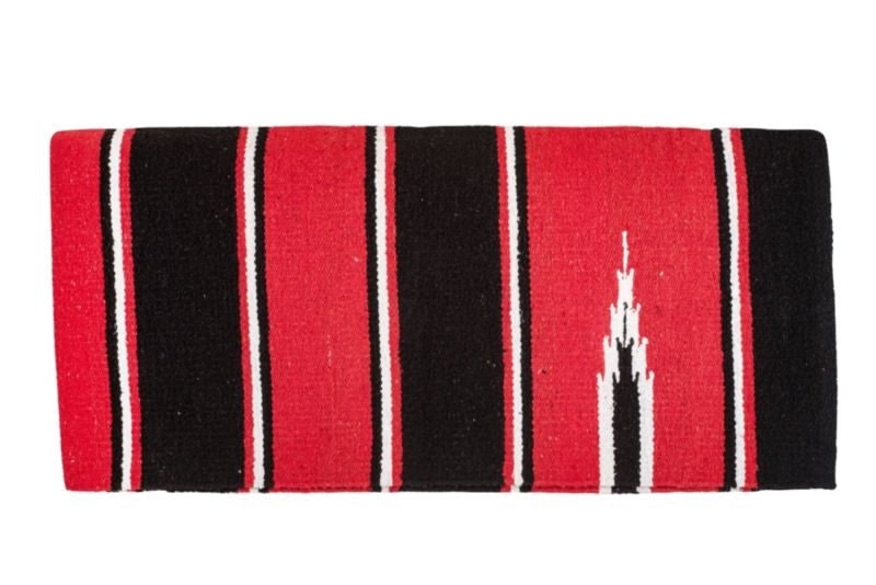 Tabelo Navajo Blanket-Standard - Red/Black - 30 x 60