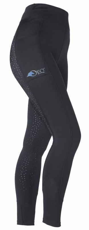 OEQ Womens Winter Riding Tights - Black - M