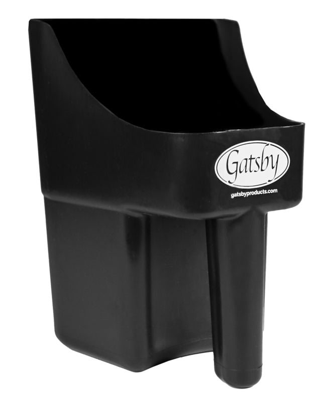 Gatsby Plastic Feed Scoop - Black - 3 Quart