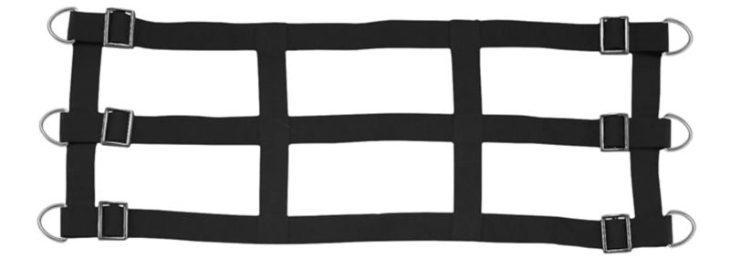 Gatsby Nylon Stall Guard with HD D-Rings - Black - 36" - 48"