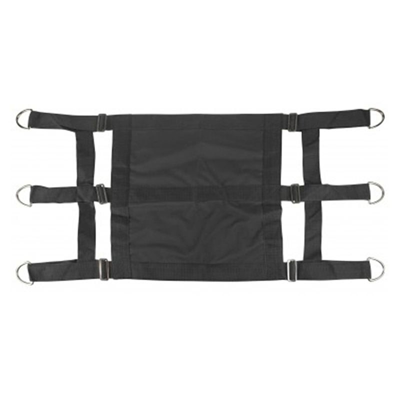 Gatsby Nylon Stall Guard with Closed Center - Black - 36" - 48"