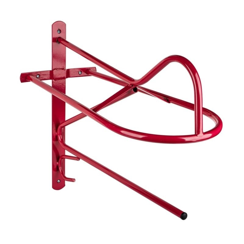 Tabelo Wall Saddle Rack with Bar - Red