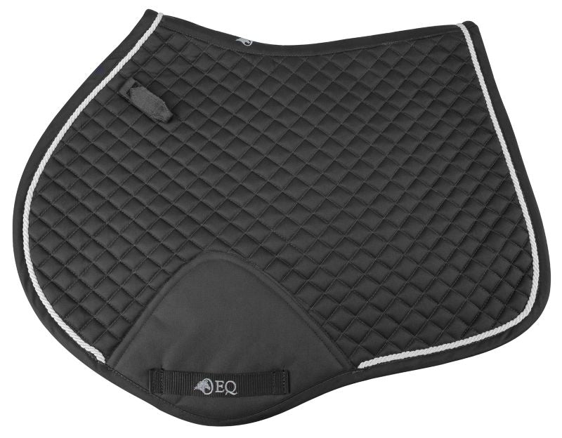 OEQ Jump Saddle Pad with Cordura Girth Area - Black