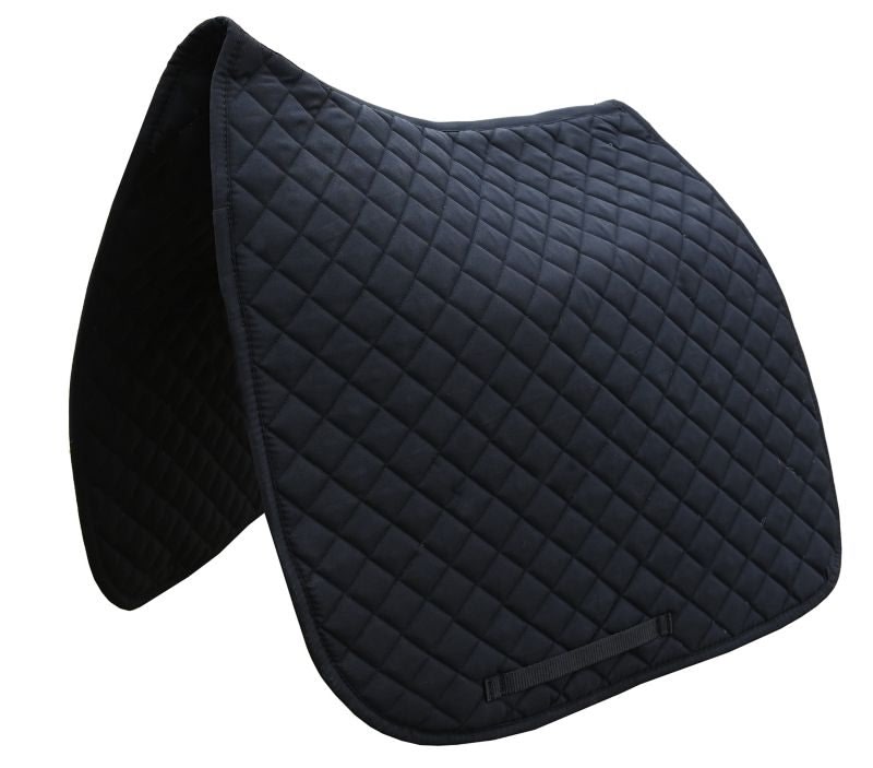 Gatsby Basic Dressage Saddle Pad - Black