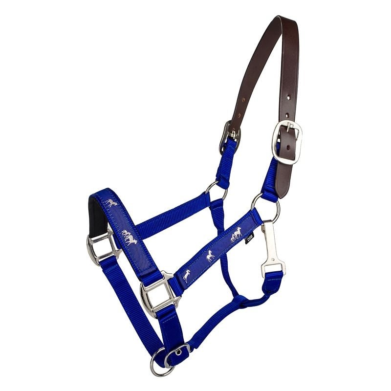 Gatsby Nylon Breakaway Halter Overlay - Burgundy - Horse