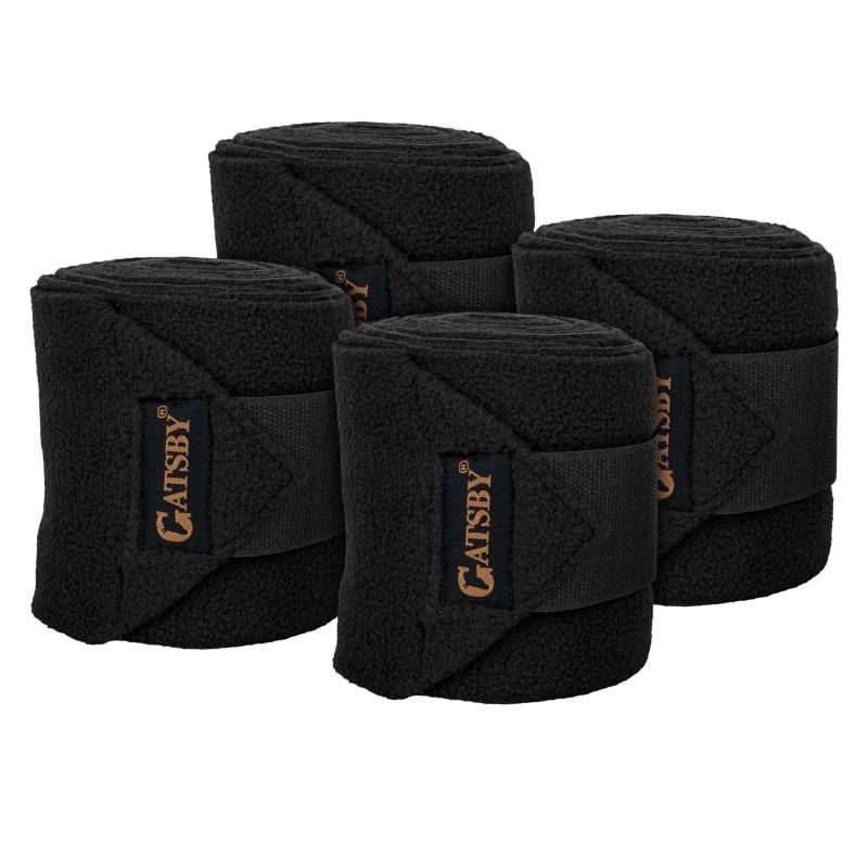 Gatsby Polo Leg Wraps - Black - 10 x 4.5"