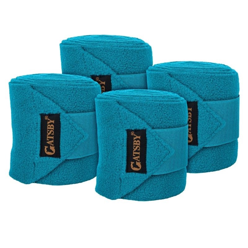 Gatsby Polo Leg Wraps - Turquoise - 10 x 4.5"