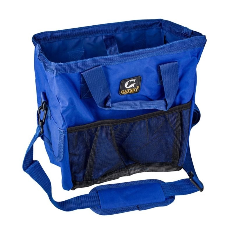 Gatsby Nylon Grooming Tote Bag Mesh Bottom - Royal