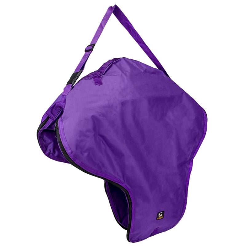 Gatsby Nylon Western Saddle Carrier - Purple