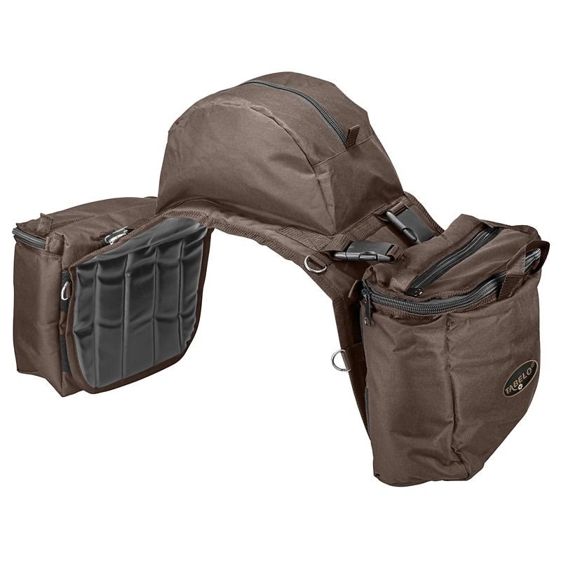 Tabelo Nylon Cooler Saddle Bag with Cantle - Brown