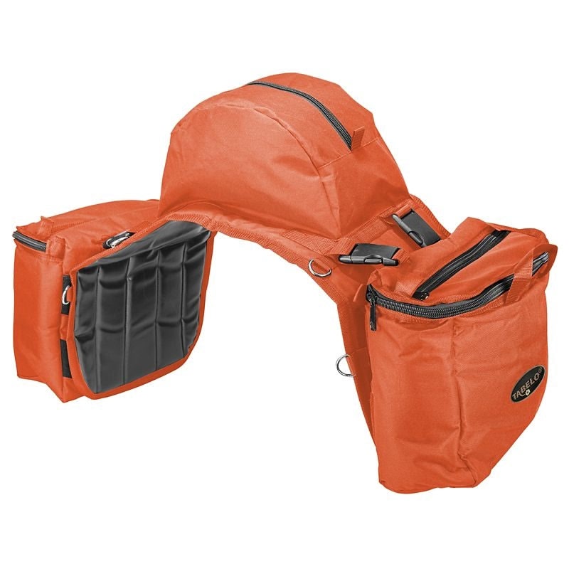 Tabelo Nylon Cooler Saddle Bag with Cantle - Orange