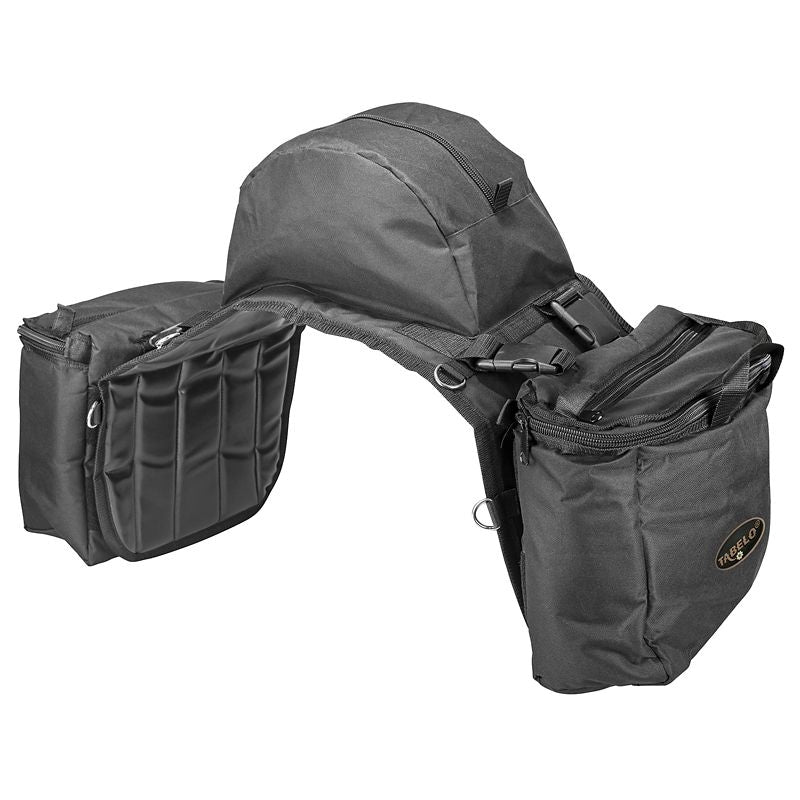 Tabelo Nylon Cooler Saddle Bag with Cantle - Black