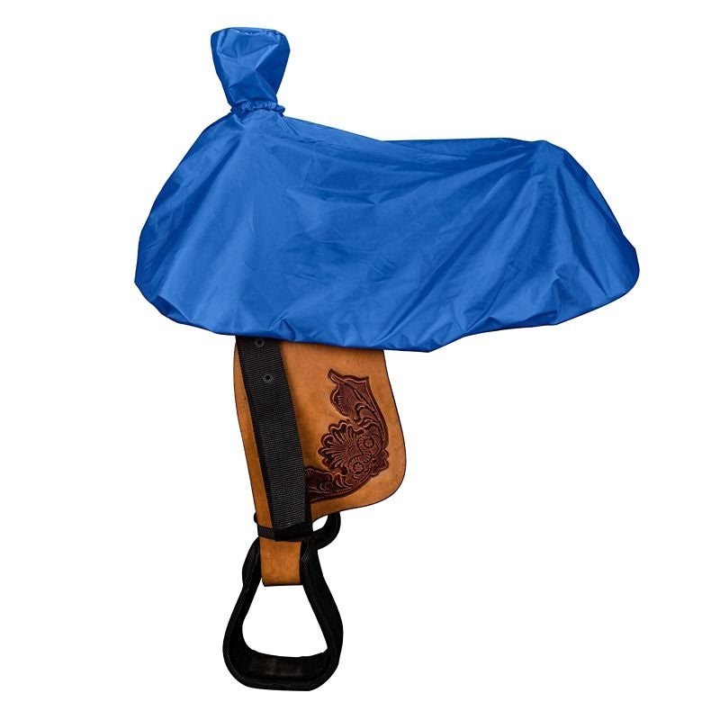 Tabelo Western Saddle Cover with Tote Bag - Blue