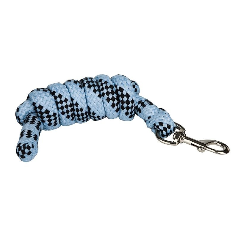 Tabelo Acrylic 6ft Lead Rope - Baby Blue/Black - 6