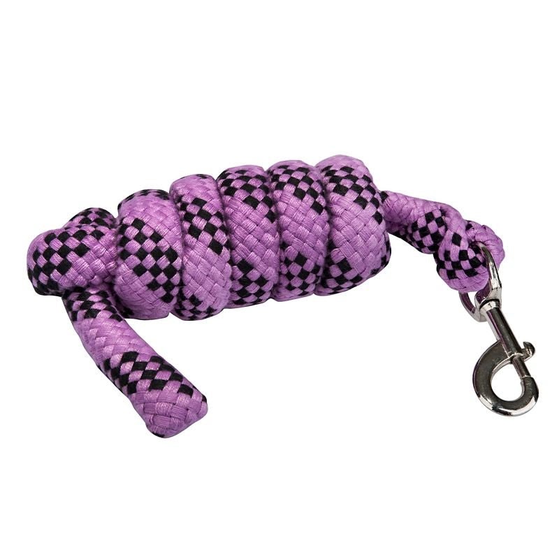 Tabelo Acrylic 6ft Lead Rope - Lavender/Black - 6