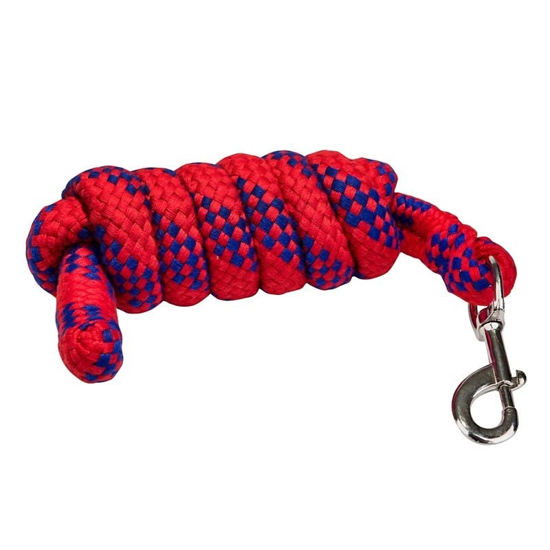 Tabelo Acrylic 6ft Lead Rope - Red/Royal Blue - 6